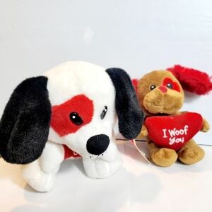 Valentine's Day Puppy Love Plush Stuffed Animal Toy
